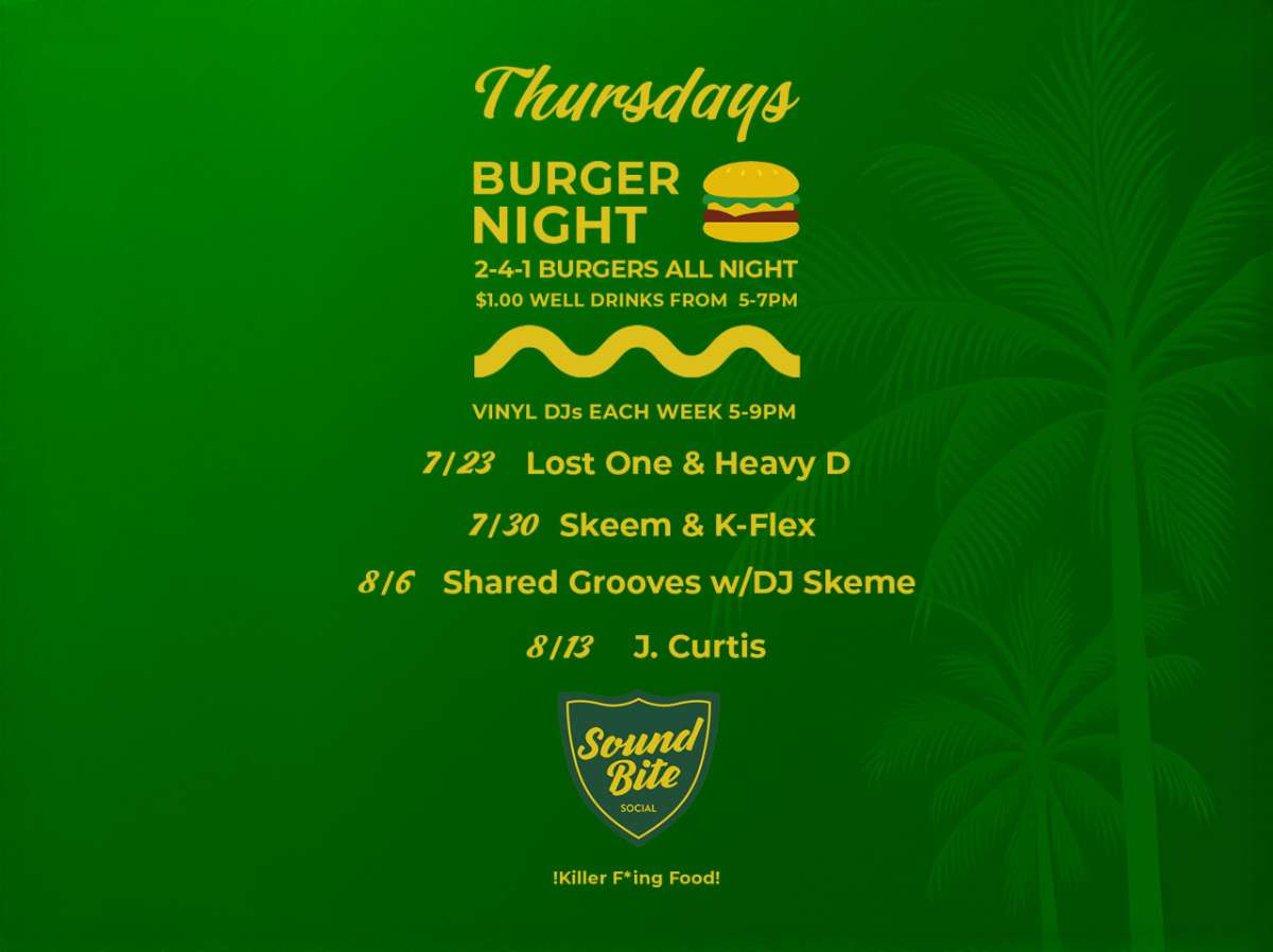 Burger Night – Lost One & DJ Heavy D